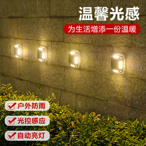 Lámpara Solar de Jardín para Montaje en Pared, LED, Impermeable, Alimentada por Energía Solar, Iluminación de Paisaje para Patio, Terraza y Jardín - Product Image 2