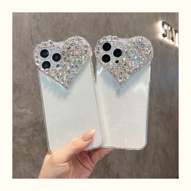 New Cool  Fashion Luxury Style Woman Love Diamond Popular Design TPU Soft Phone Case for IPhone 16 Plus 15 14 13 12 17 Pro Max