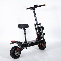 Trottinette électrique pliable LEO 5600W 20Ah 60V avec pneus larges
