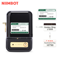 Imprimante d'étiquettes portable Niimbot B21 pour codes-barres et codes QR, imprimante thermique pour bijoux, mini imprimante d'étiquettes pour codes-barres