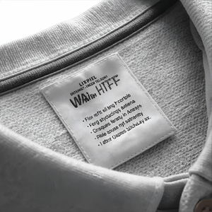 Étiquettes imprimées en coton 40x30 mm, étiquettes de vêtements avec logo, étiquettes imprimées pour vêtements, étiquettes imprimées pour vêtements, meilleures ventes - Product Image 2