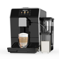 Machine à expresso professionnelle intelligente 19bar entièrement automatique à écran tactile intelligent pour le ménage