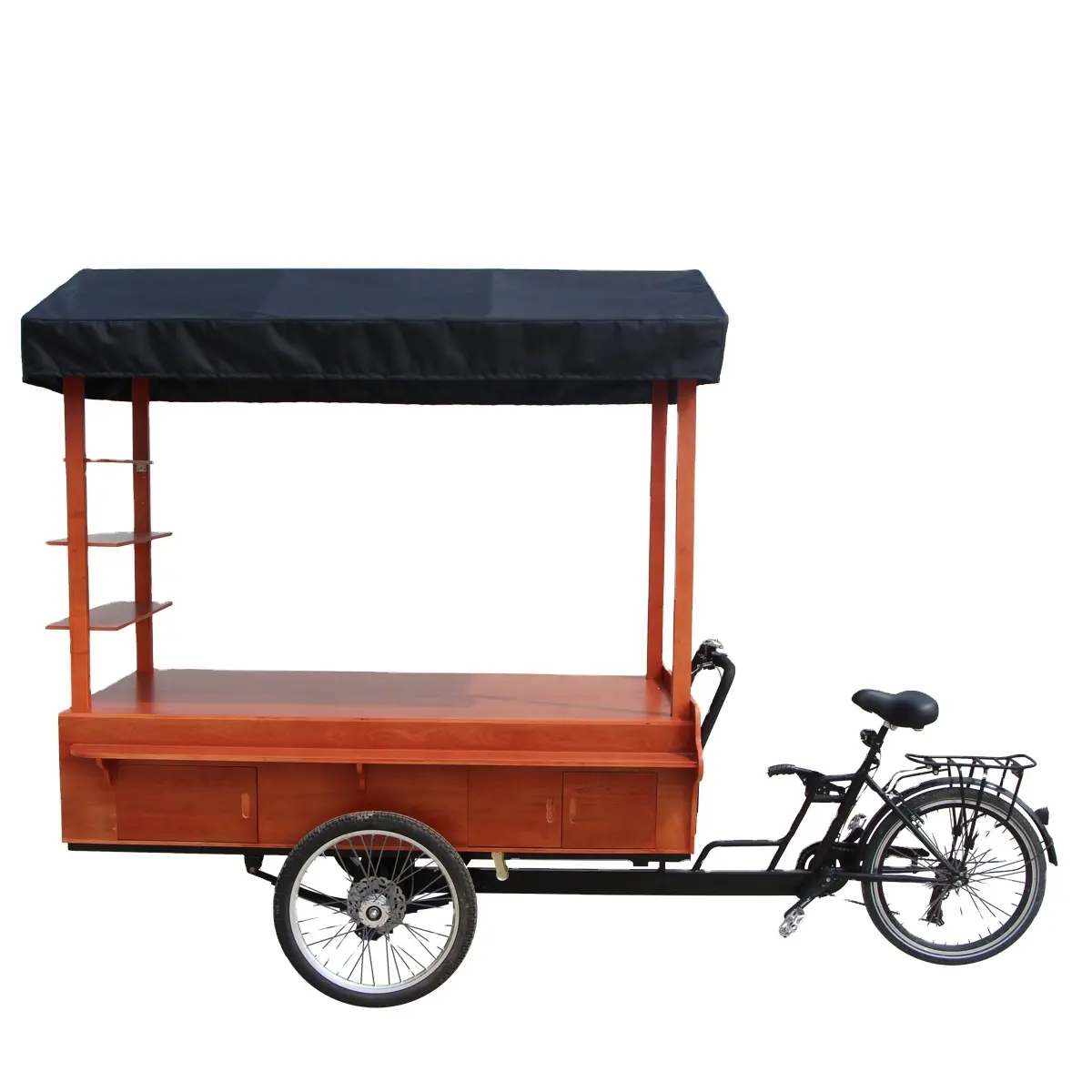 Electric tricycle food cart vending mobile food cart/tricycle cargo bike three wheels coffee bike for sale
