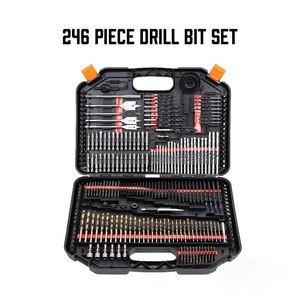 Bộ Mũi Khoan Kết Hợp 246 Chiếc Mũi Khoan HSS/SPADE /MASONRY - Product Image 2