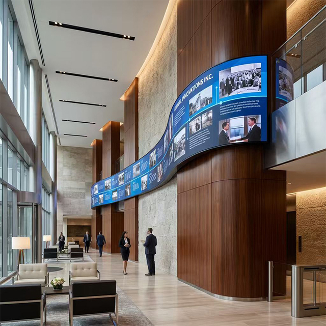 4K Ultra HD Indoor LED ScreenGOB P1.25/P1.5/P1.86 Fine Pitch Video Wall for Corporate Showroom and Meeting Room Seamless Display