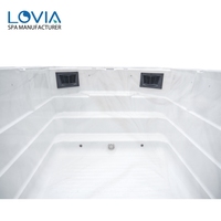 Piscine de nage extérieure de luxe LOVIA Spot Goods Hydrorelax 3 personnes avec chauffage intégré
