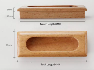 Классический дизайн деревянная ручка для шкафа дверная ручка для ящика - Product Image 4