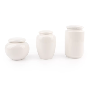 Urne funéraire en céramique pour animaux de compagnie avec couvercle scellé, logo et forme personnalisables, conteneur commémoratif pour cendres d'animaux avec design <span class=keywords><strong>photo</strong></span> - Product Image 5