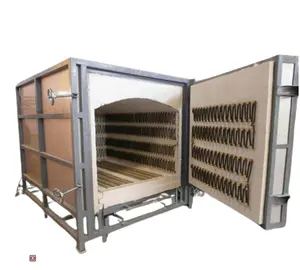 ceramic shuttle kiln trolley furnace