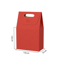 Sac en papier kraft blanc personnalisé, boîte d'emballage pour pâtisserie, boîte cadeau pour biscuits, nougat, aliments, vente en gros