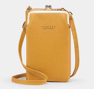 Commercio all'ingrosso di cuoio Dell'unità di elaborazione di marca portafogli <span class=keywords><strong>rosa</strong></span> raccoglitore delle ragazze delle donne del raccoglitore per le donne alla moda crossbody sacchetto del telefono - Product Image 5