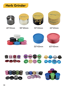 En Stock, Bandeja Redonda Simple de Aluminio de 27.8*18.3CM con Molinillo y Cenicero para Accesorios de Fumar Beyou - Product Image 5