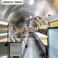 Oriental Shimao 6M Remorque de service alimentaire mobile en acier inoxydable entièrement équipée, bar mobile, homologuée DOT et NSF pour la vente de snacks et de bonbons