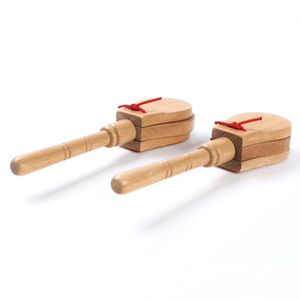 Montessori Đồ Chơi Giáo Dục Sớm Đồ Chơi Tùy Chỉnh Nhạc Cụ Bằng Gỗ <span class=keywords><strong>Castanets</strong></span> Nhạc Cụ Bộ Gõ Cho Trẻ Em - Product Image 4