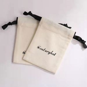 Sacs à poussière en toile de coton biologique biodégradable certifiés GOTS, personnalisables avec logo et impression, vente en gros à prix réduit - Product Image 2