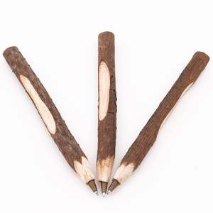 Bolígrafo de Madera de Pino Ecológico, Original, Hecho a Mano, Bolígrafo de Punta Redonda de Pino DIY - Product Image 5