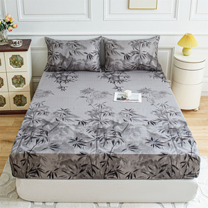 Soft Microfiber Serene Grey <strong>Lavender</strong> Floral <strong>Bedding</strong> Calming Botanical Print Duvet Cover Set Ultra-Soft Breathable Microfiber - Product Image 4
