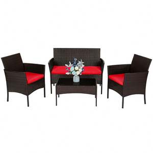 Meubles de jardin et de patio en rotin d'extérieur, ensembles de chaises et canapés en rotin - Product Image 3