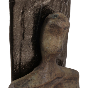 Scultura Figurativa Contemporanea in Metallo Texturizzato, Elemento Decorativo per Casa, Bagno, Ufficio e Soggiorno - Product Image 6