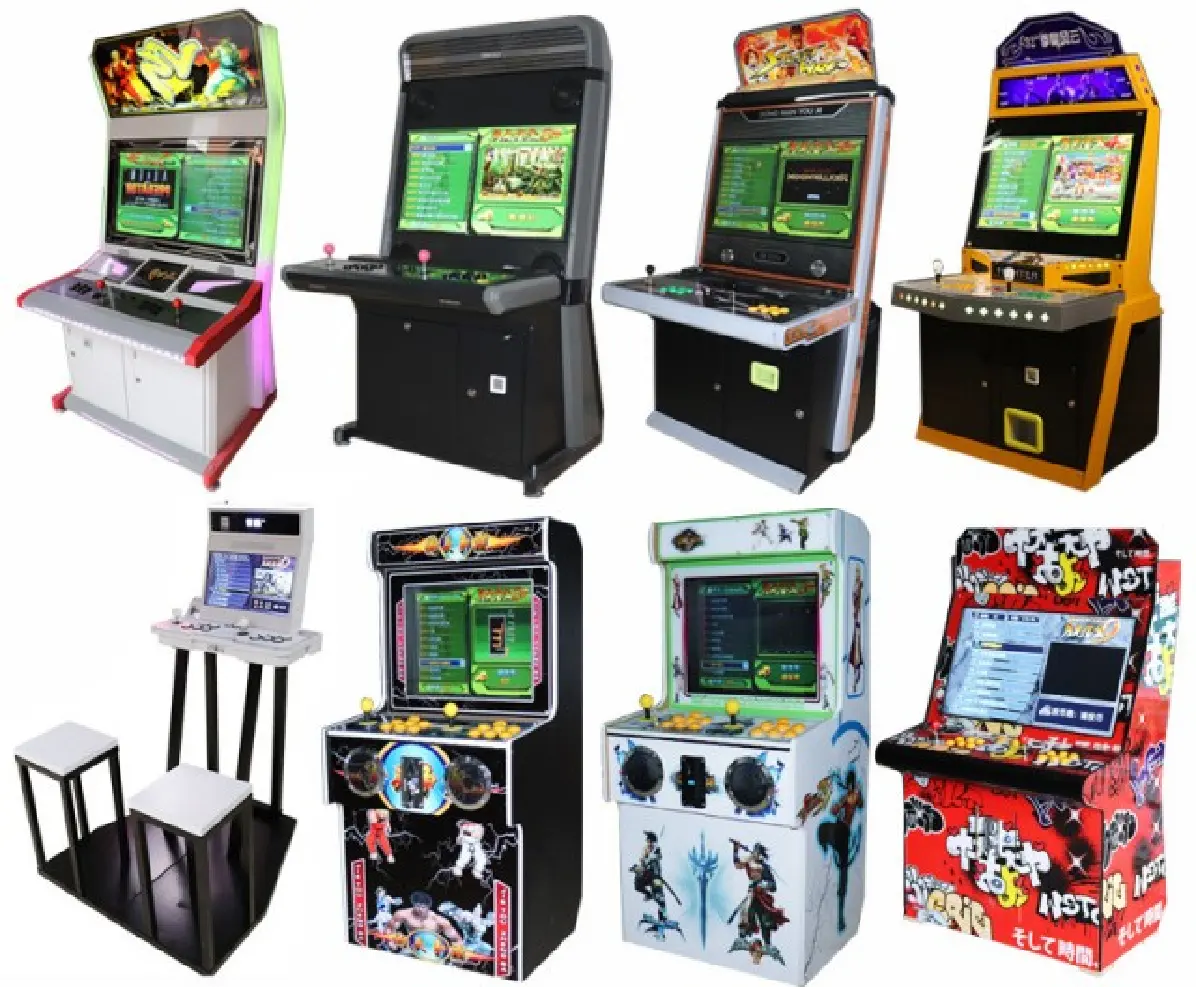 Çok oyun klasik dik Arcade video oyunu kabine makinesi Bartop atari makinesi