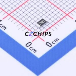 Résistance SMD HP06W2F7501T5E 1206 (Type : Film Épais) (Résistance : 7,5 kOhm Précision : 1%) - Product Image 1