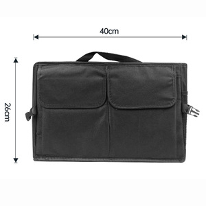 Car <b>Trunk</b> <b>Storage</b> <b>Box</b> 58L Foldable Non Woven Fabric Organizer With Handle For Car Interior Supplies - Product Image 2