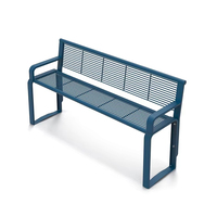 Bancs de jardin en gros pour les vacances et les loisirs en plein air, style européen, bancs verts pour les parcs, les cours et les places