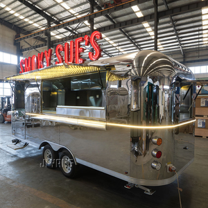 Remolques de comida de helado móvil de Alemania, camión de comida de terraza, cocina completa para aperitivos, café, peluquería, <span class=keywords><strong>terrazas</strong></span> de frutas móviles - Product Image 3