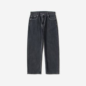 Pantalones de Estilo Japonés Personalizados al por Mayor, Tendencia Urbana, Lavado Retro, Corte Recto Holgado, Jeans para Hombre - Product Image 5