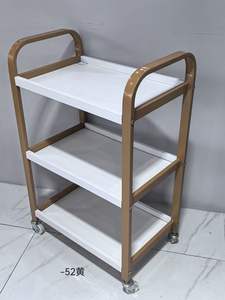 Chariot de salon en vente chaude, design élégant, chariot de travail, chariot de salle de beauté pour la coiffure, chariot à lunettes, chariot de magasinage - Product Image 6