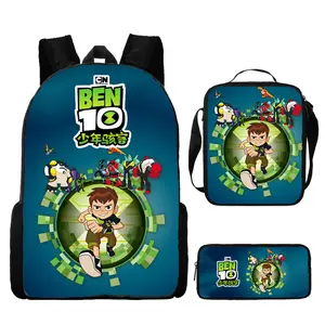 Mochila escolar personalizada de alta qualidade para crianças, mochila com personagens de desenho animado