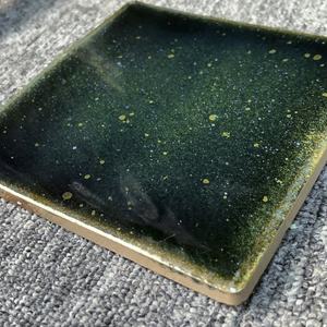 Piastrelle Quadrate <span class=keywords><strong>Piccole</strong></span> Verde Stellato Fatte a Mano, Stile Retrò per Bagno, Cucina, Ristorante e Bar - Product Image 2