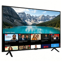 Téléviseur intelligent LED 4K UHD sans bordure de 65 pouces avec Android 15.0 HDTV pour usage hôtelier, personnalisable OEM