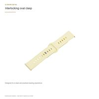 Correa de Reloj de Silicona Universal Personalizada OEM ODM de 20/22 mm con Hebilla Ovalada, Correa de Repuesto para Reloj Inteligente