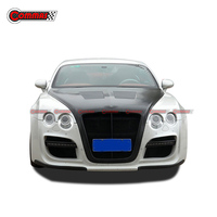 Kit de Carrocería de Fibra de Vidrio Estilo AS para Bentley Continental GT 2004-2012, Parachoques Delantero, Faldones Laterales, Puntas de Escape, Parachoques Trasero