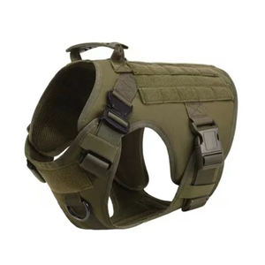 Tali sabuk pengaman anjing, Harness kerja gradien taktis Pitbull ECO jenis besar dengan pegangan tali sabuk desain khusus dan Logo - Product Image 5