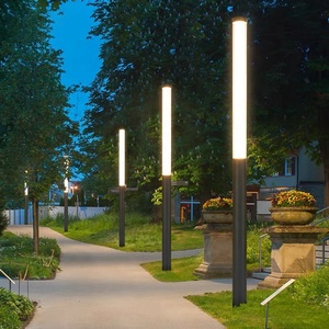 Đèn chiếu sáng ngoài trời hiện đại 3m 4m 6m, đèn cột sân vườn, đèn đường, đèn trụ, đèn trụ cảnh quan bằng nhôm chống thấm nước, đèn LED - Product Image 2