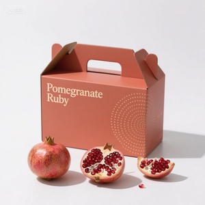Thân Thiện Với Môi Đầy Đủ Màu Sắc In Ấn Tùy Chỉnh Trái Cây Tươi Và Rau Sóng Bao Bì Hộp Quà Tặng Cho Đào Táo Bưởi - Product Image 2