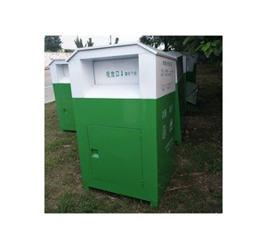 Hot selling good quality donation bin clothing recycle boxes recycle bin