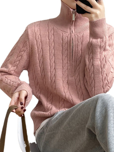 <span class=keywords><strong>Cardigan</strong></span> con Colletto e <span class=keywords><strong>Zip</strong></span> da <span class=keywords><strong>Donna</strong></span> per Autunno e Inverno, Cappotto Morbido e Caldo per Ufficio - Product Image 6