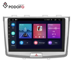 Podofo 2Din 10.1'' Android 13 1+32/2+64G Car DVD Player For Great Wall Harvard H6 Sports Edition M6 2016 Carplay WIFI GPS BT FM