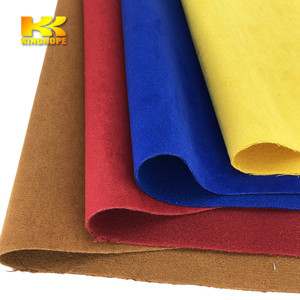 Disponible Micro gamuzas Tela de gamuza de piel sintética Tela de punto de gamuza negra para zapatos bolsos sofá - Product Image 4