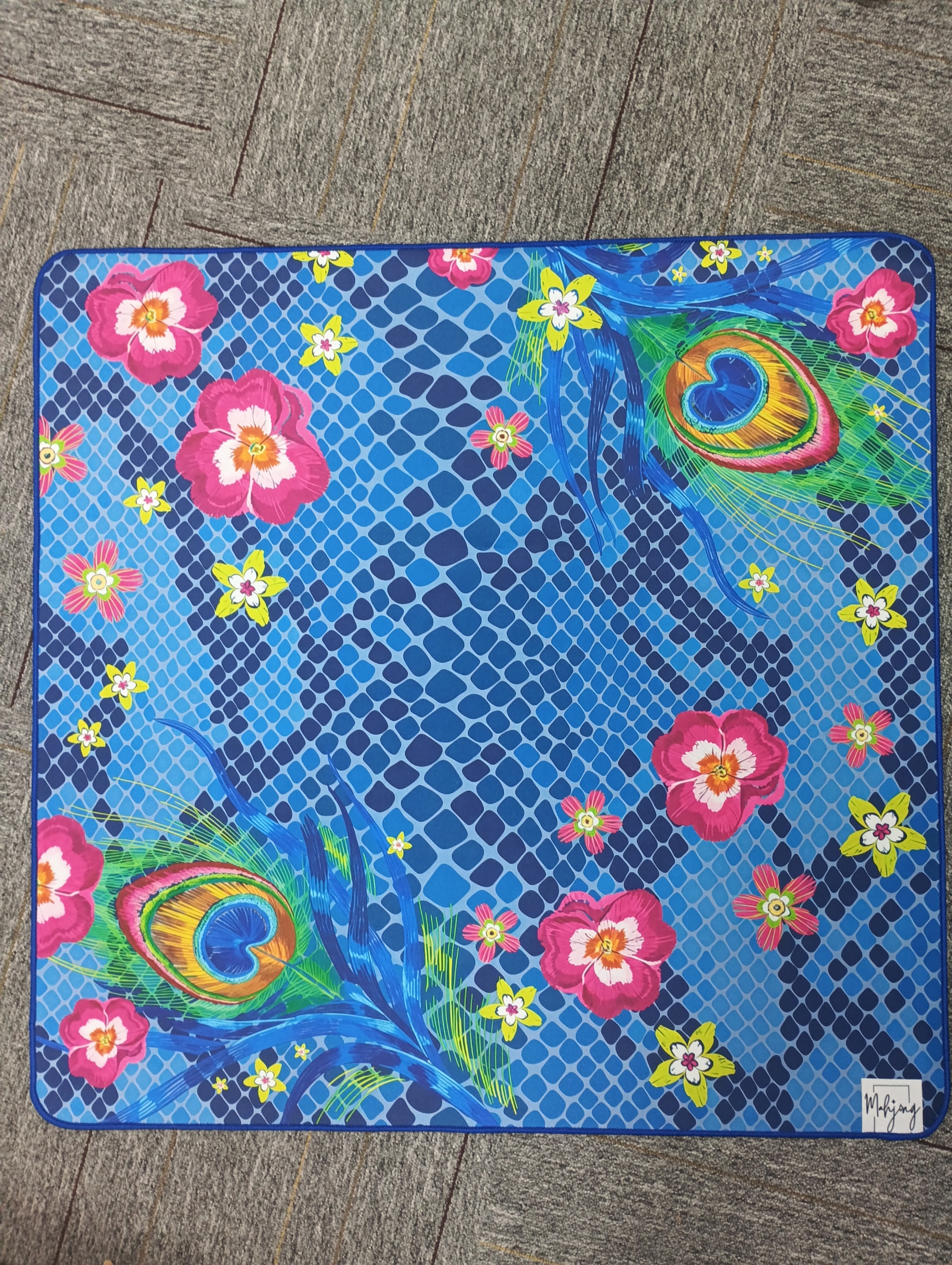 blue mat