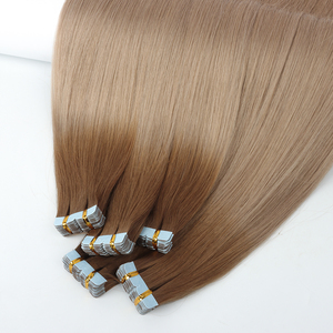 Extensions Adesive di Capelli Umani Pronte per la Spedizione 10-30 Pollici Vendita Diretta dalla Fabbrica Extensions Adesive di Capelli Vergini con Cuticole Allineate Grezze - Product Image 6