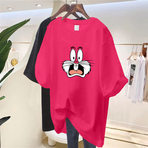 <span class=keywords><strong>Camisetas</strong></span> de Gran Venta 100% Algodón Oversize para <span class=keywords><strong>Mujer</strong></span>, <span class=keywords><strong>Camisetas</strong></span> de Moda con Estampado Personalizado, <span class=keywords><strong>Camisetas</strong></span> Baratas de Diseñador Original para <span class=keywords><strong>Mujer</strong></span> - Product Image 2