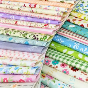 Cuadrados de tela floral precortados 100% algodón, material para quilting, para manualidades de costura DIY hechas a mano. - Product Image 6