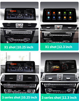 12,3 pulgadas Android 13 8 + 128GB GPS para coche navegación Multimedia coche Android pantalla para BMW 3 Series 2013-2017 NBT Carplay WIFI 4G