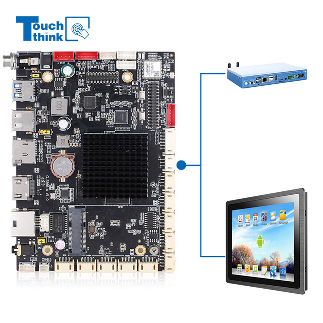 New RK3566 CPU LPDDR4 2GB LVDS Display Output Quad Core Open Source Android 15 Industrial Motherboard with 4K Support USB 3.0