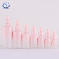 Kosmetik Hautpflege Ätherisches Öl 5ml 10ml 15ml 20ml 30ml Leere Farbverlauf Rosa Glasfläschchen mit Pipette