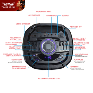2025 Tốt Nhất Bán Kép 10 Inch Đảng Âm Thanh Hộp TWS Karaoke Loa Bluetooth 80W Loa Siêu Trầm Ngoài Trời Siêu Bass Âm Thanh Mạnh Mẽ - Product Image 5